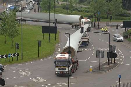 Convoy leaves Chatham Docks last month