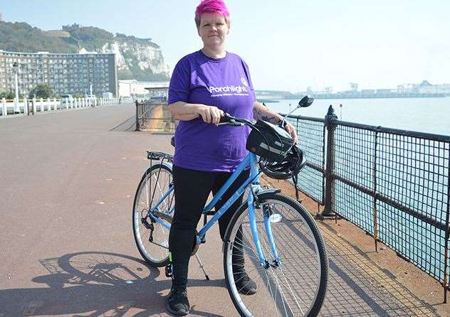 Becky is cycling from Dover to Glasgow and back