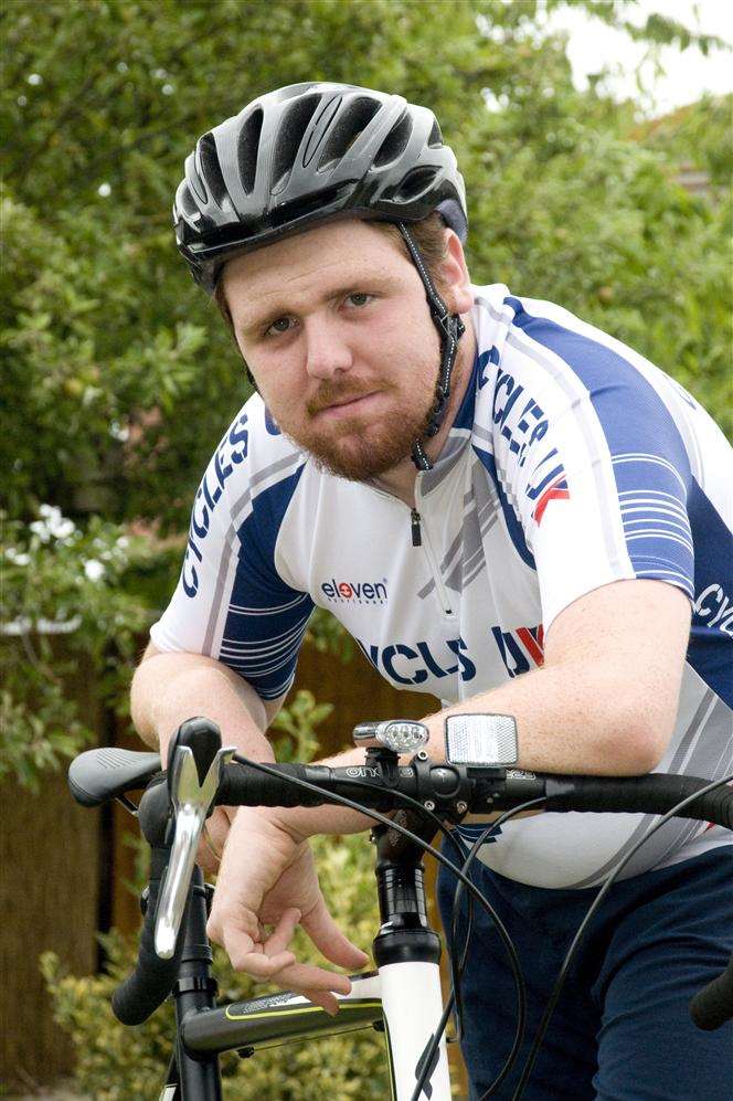 Eben Fletcher is doing a charity bike ride to raise awareness of dyspraxia
