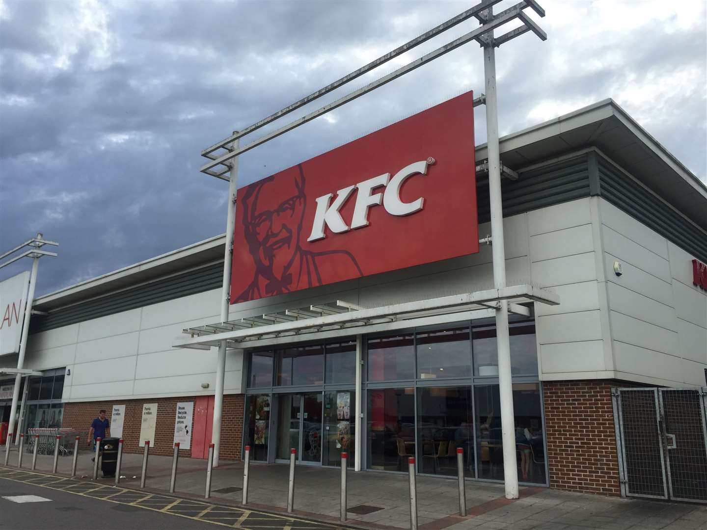 Rayner shouted at staff at KFC in Strood Retail Park with the meat cleaver in his waistband. Stock picture