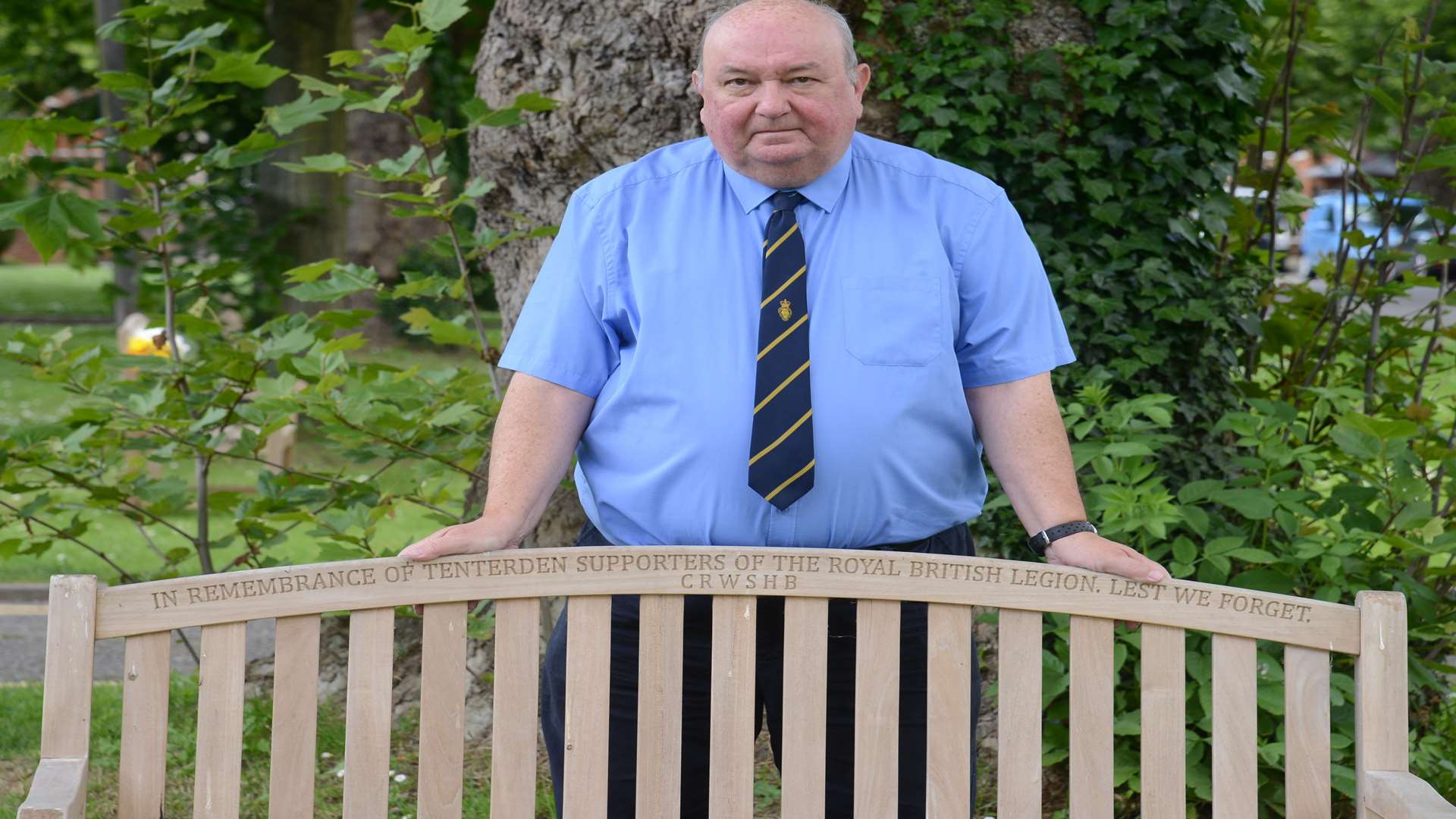 Tenterden Royal British Legion chairman Neil Beaven