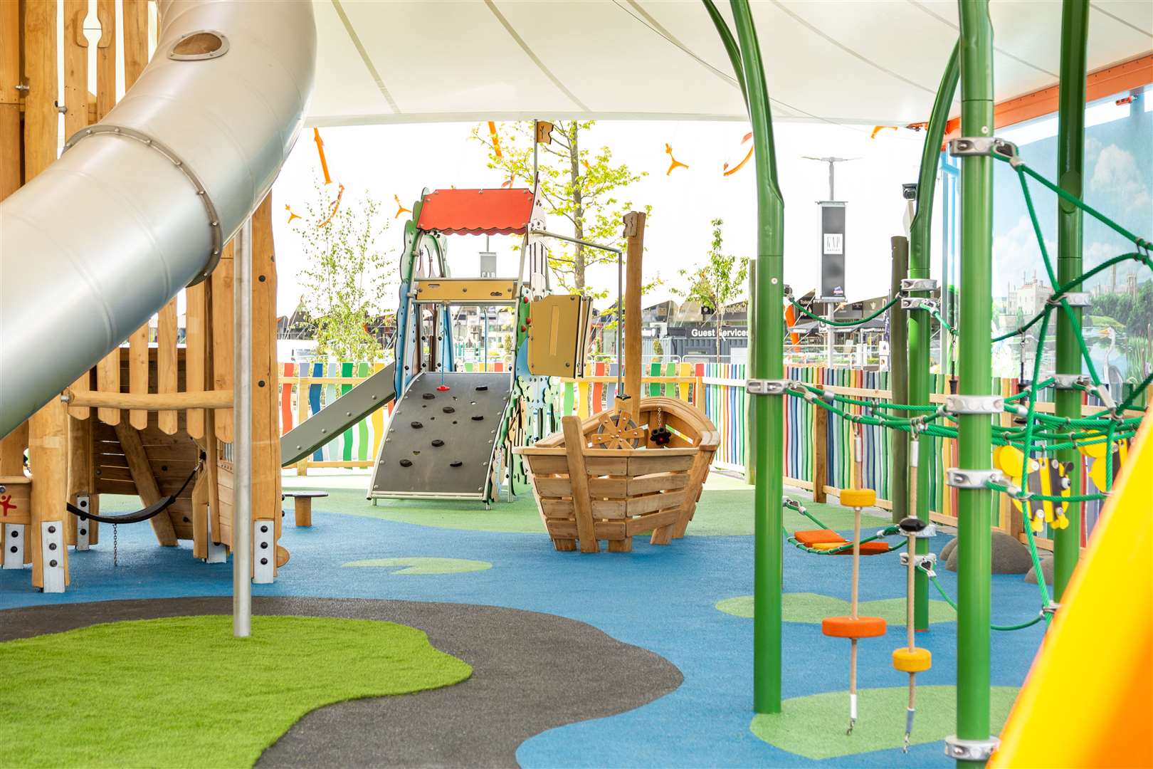 The ‘Garden of England’ themed play area delivers the ultimate play experience