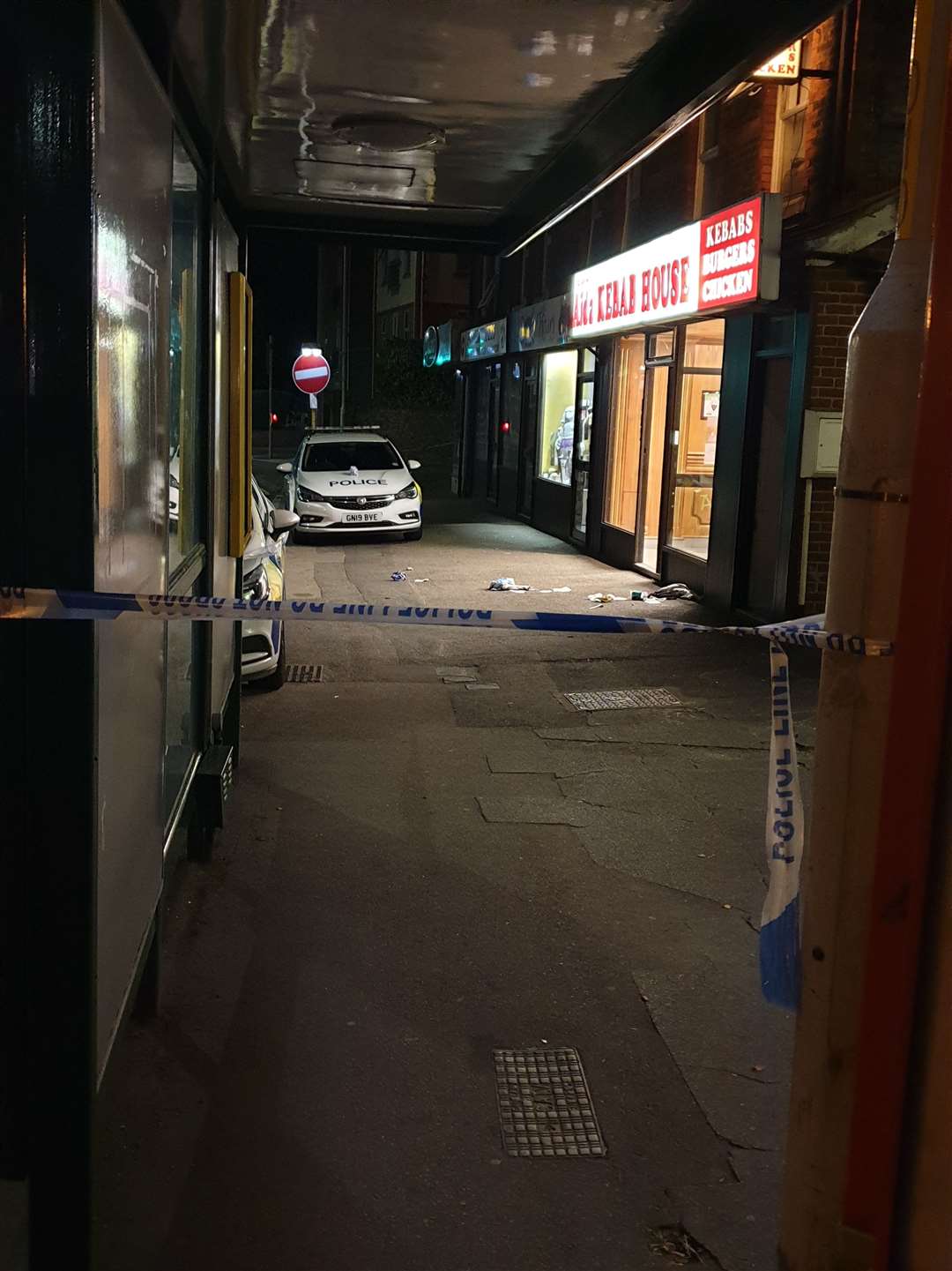 Police at the scene of the stabbing in West Street Sittingbourne (15774944)