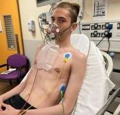Riley Gough ,17, has waited a month in hospital for vital operation