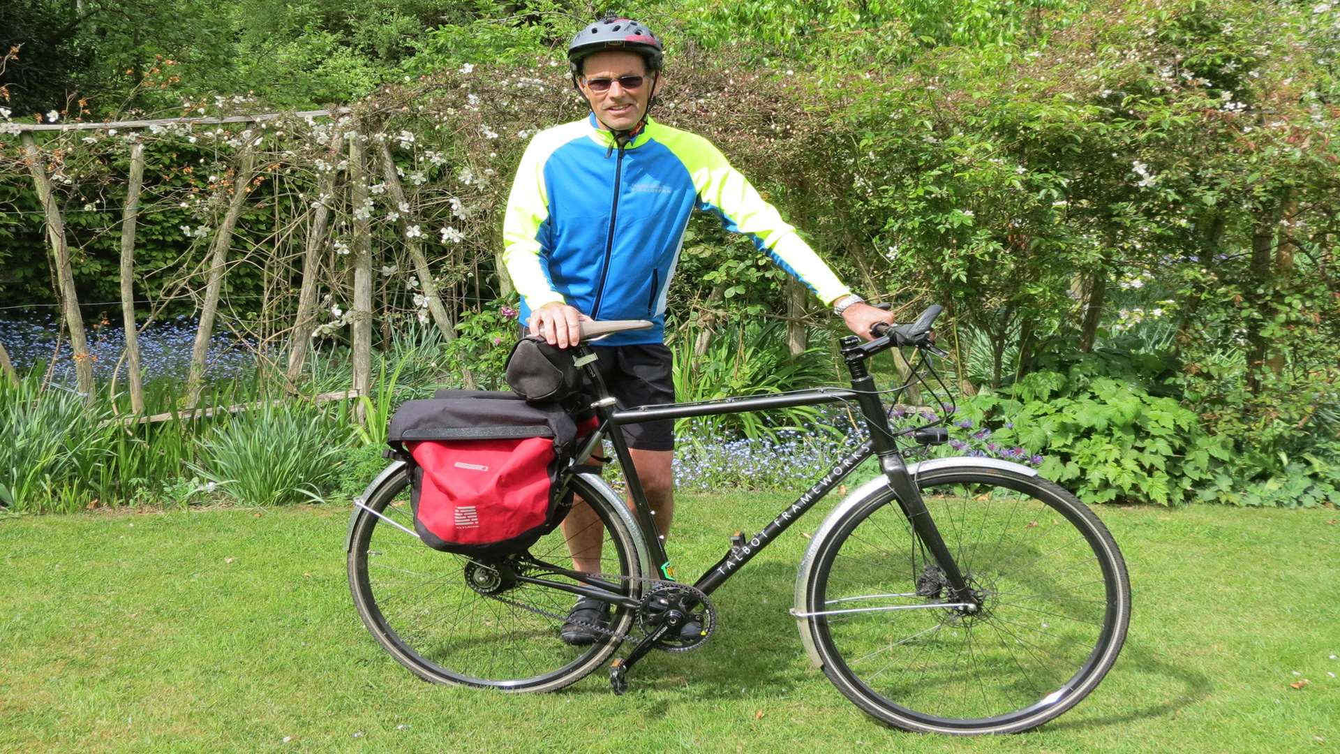 Deryck Goodman, cycling 100 miles for Citizens Advice