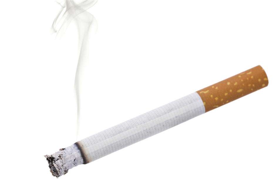 Cigarette: stock pic.