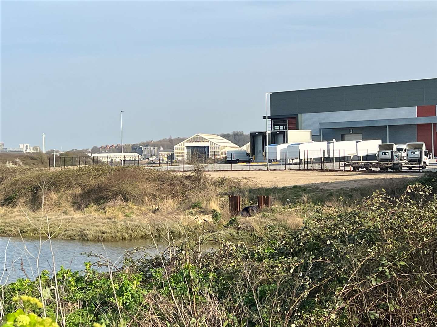 Costa Coffee wanted to build a drive-thru on the land at the start of Medway City Estate