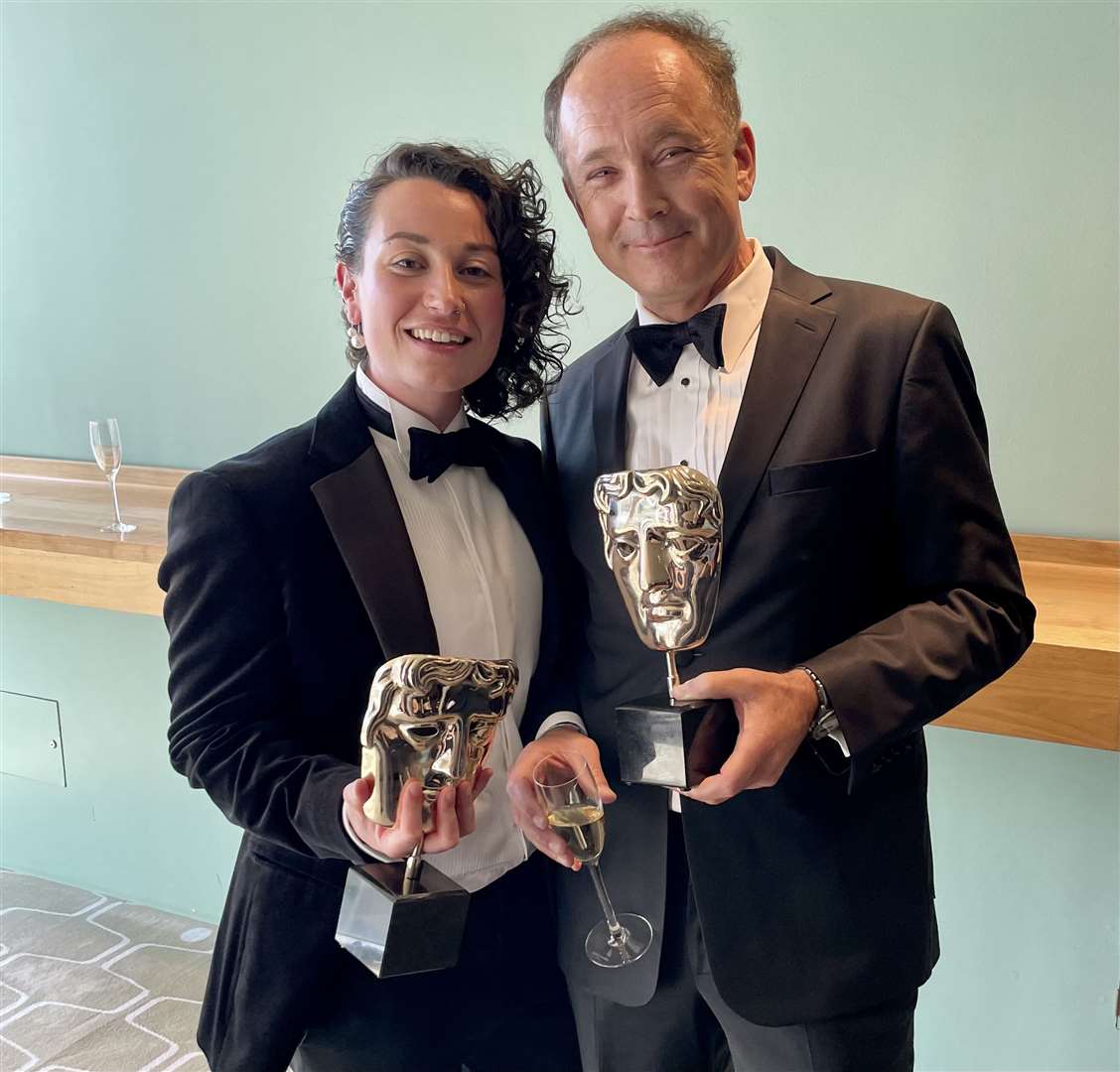 Sophie Alexander won a BAFTA with ITV colleagues. Photo: Sophie Alexander