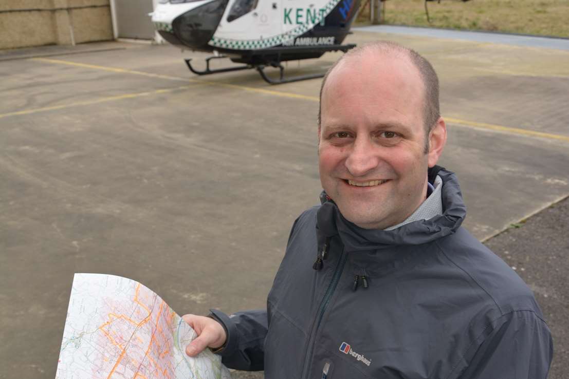 Steve Morley has taken on a challenge to cover every square kilometre of Kent