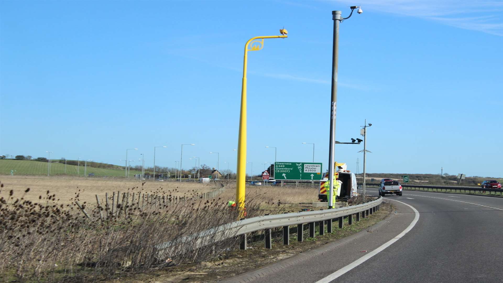 Average speed cameras on the A249 Sheppey Crossing