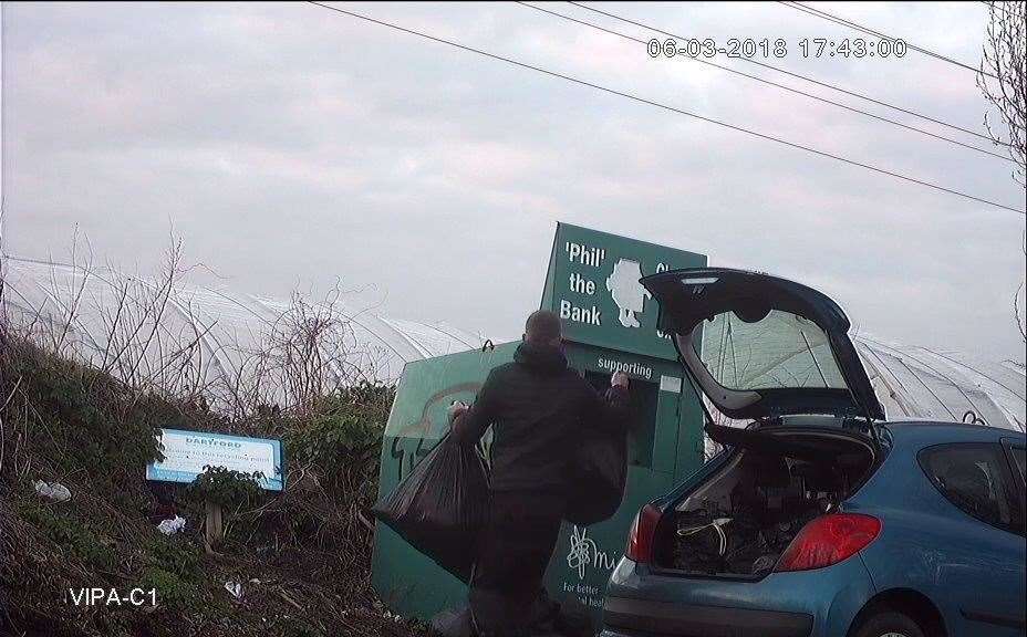 The offenders were caught on camera dumping rubbish in Southfleet (16788065)