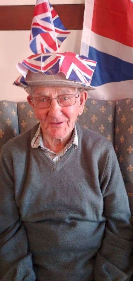 Leslie Stelfox celebrated his 107th birthday at Blackburn Lodge, Sheerness Broadway in May - the day after the VE Day 75 celebrations