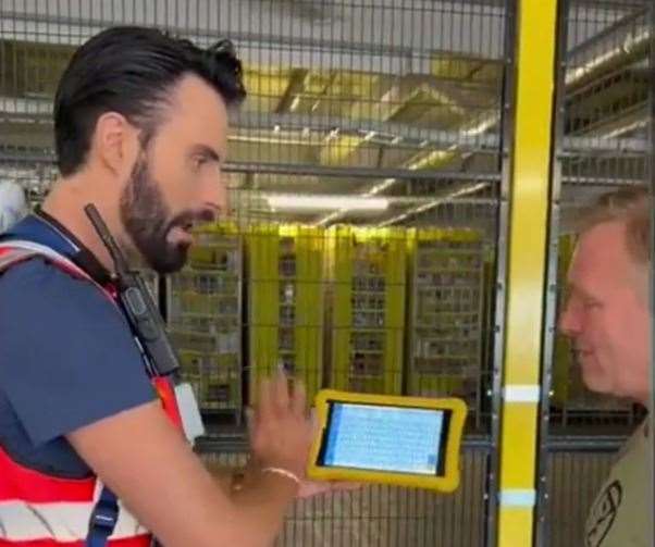 Rylan learned all about the operations at the site. Picture: Rylan / Instagram