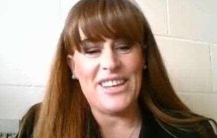 Rochester and Strood MP Kelly Tolhurst raises the issue of Chatham Docks during PMQs today. Picture: Parliament TV