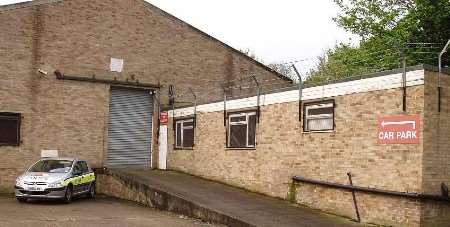 The industrial unit where the cannabis plants were found growing. Picture: MIKE PETT