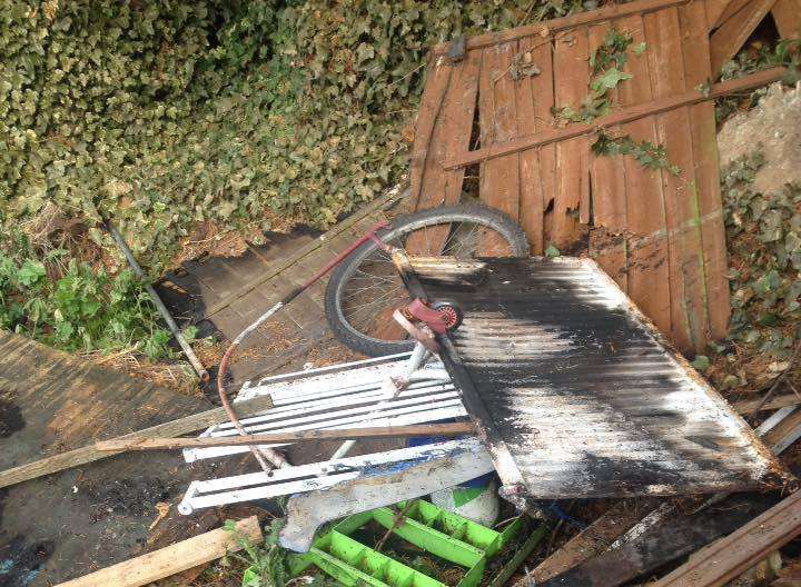 Ms Ranson's sons' toys were destroyed in the fire