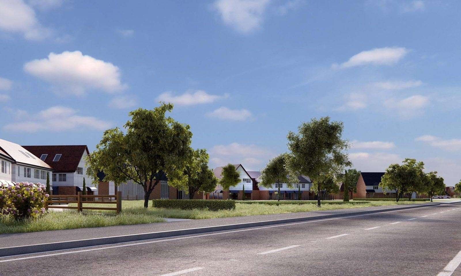 CGI plans of the Hoplands Farm development (3657168)