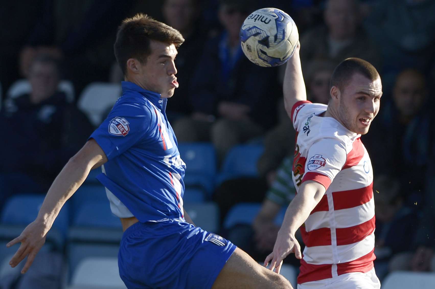 John Marquis took his Gills tally to seven from 11 games against Doncaster Picture: Barry Goodwin
