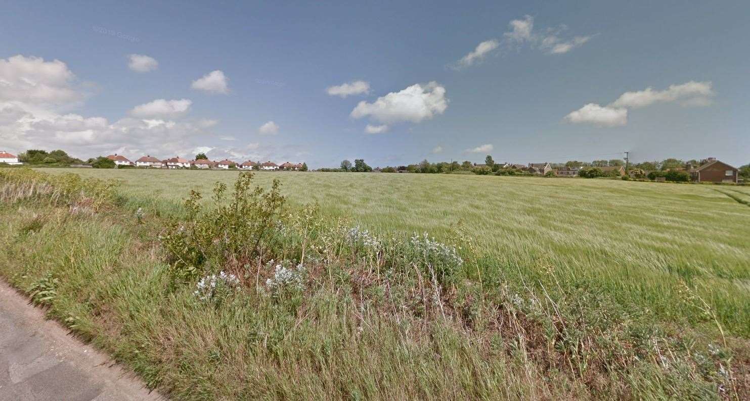 Land at Cross Road, Deal. Pictrue: Google (61649161)