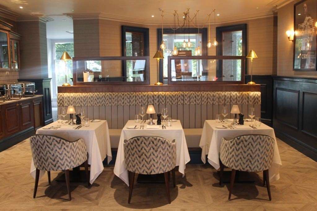 The interior of the Marco Pierre White restaurant