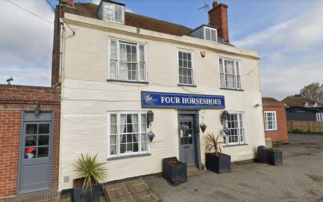 The Four Horseshoes pub in Graveney, near Faversham. Picture: Google