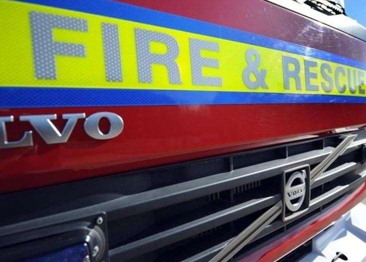 Firefighters were called to Canterbury Road, Sittingbourne