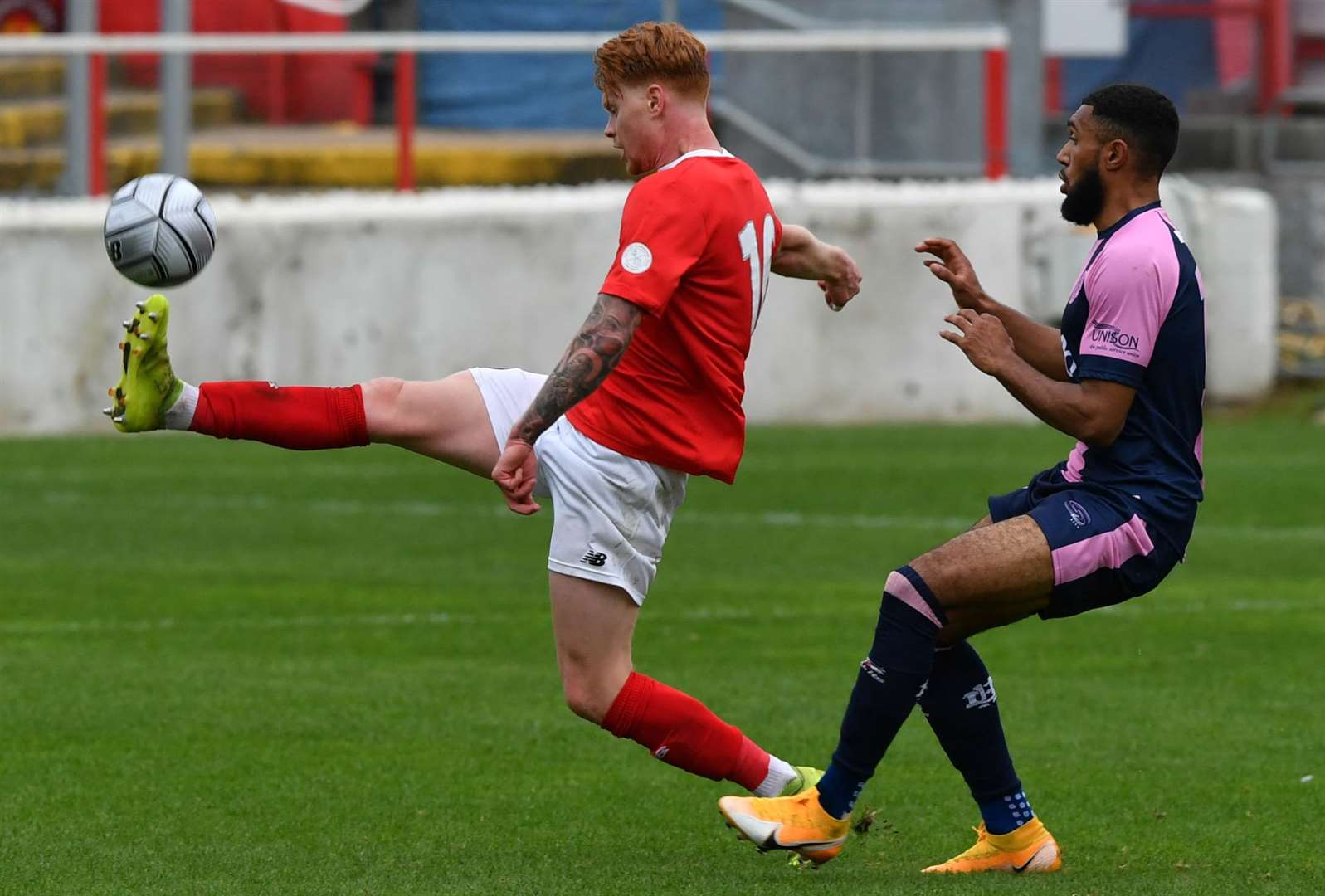 Will Wood - one of five players to leave Ebbsfleet at the end of the season. Picture: Keith Gillard