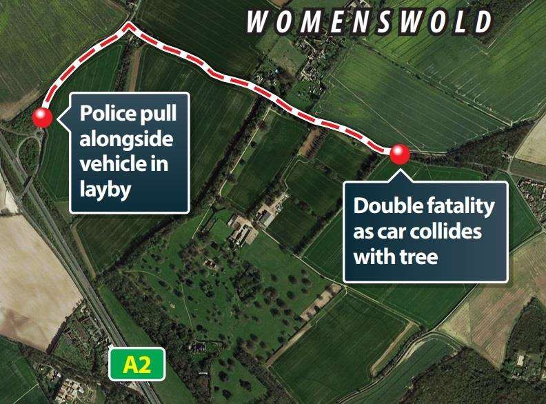Police had been in pursuit for miles before they reached Womesnwold