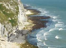 The man was pulled from the sea in Dover
