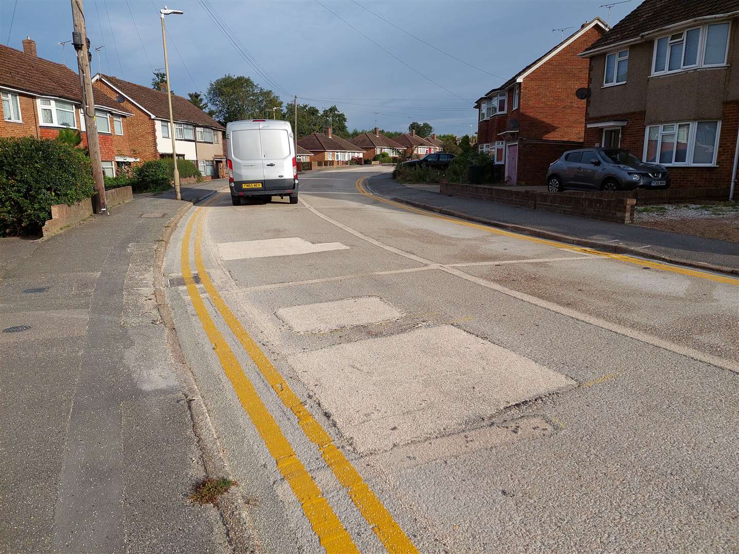 Bybrook Road has been described as a "patchwork quilt"; it has been resurfaced between Canterbury Road and close to Nine Acres