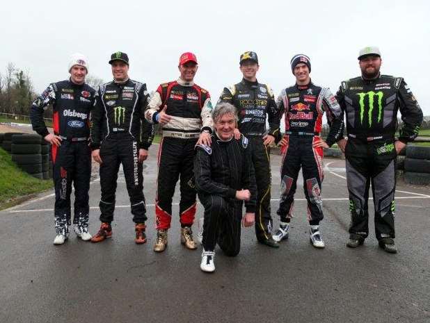 May joined a number of stars from the FIA World Rallycross Championship