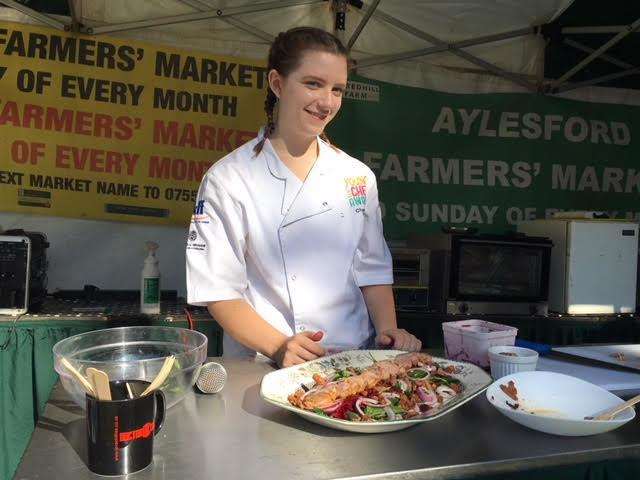 2017 Young Cooks Champion Charlotte Fife took the spotlight at the Tonbridge Food Festival (2483892)