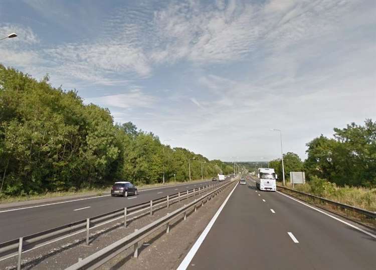 Police have renewed their appeal for witnesses of a fatal crash near Barham on the A2. Picture: Google