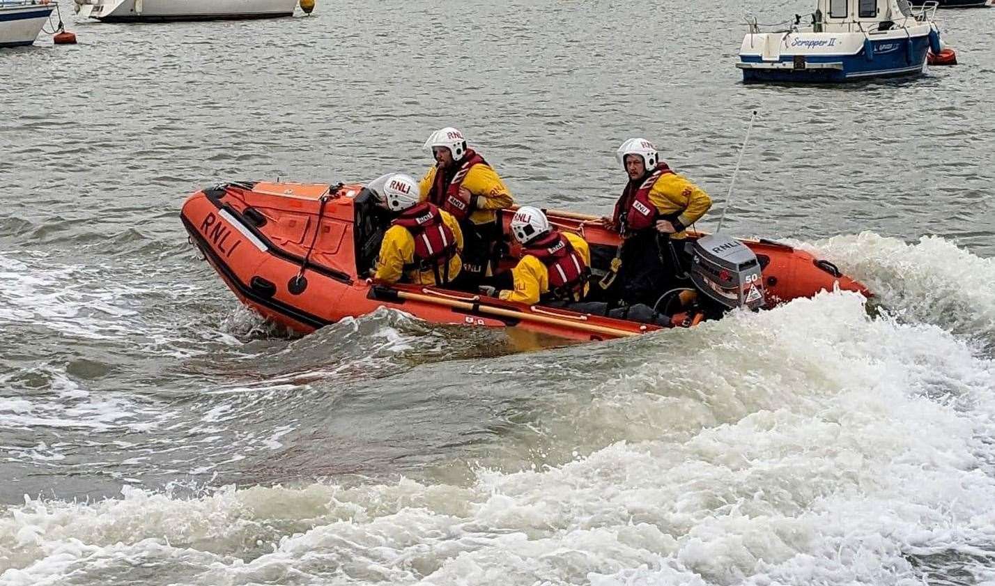 The inshore lifeboat at the Sheerness lifeboat station. Picture: Sheerness RNLI