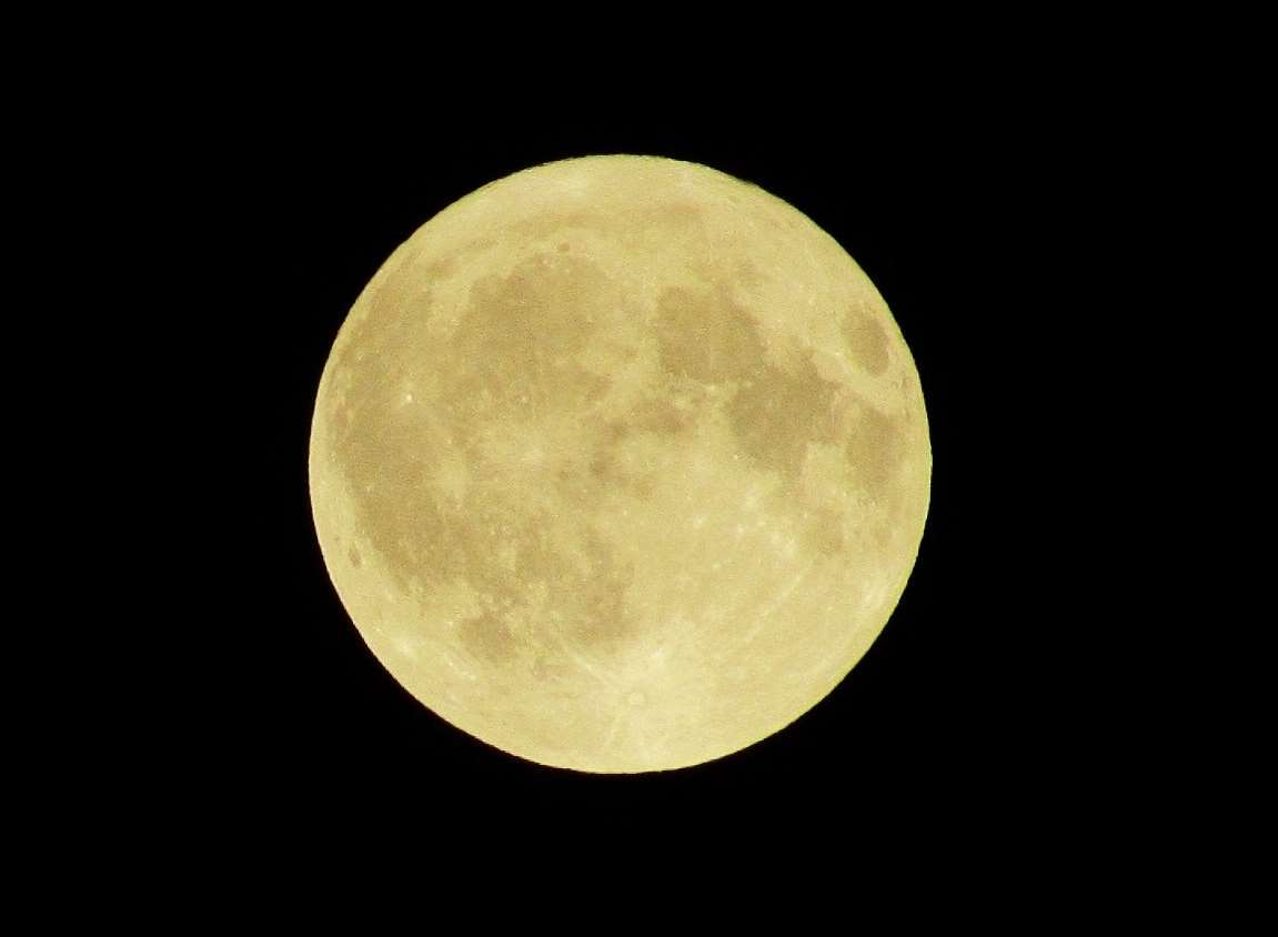 Another shot of the Harvest Moon. Picture: Karen Neal