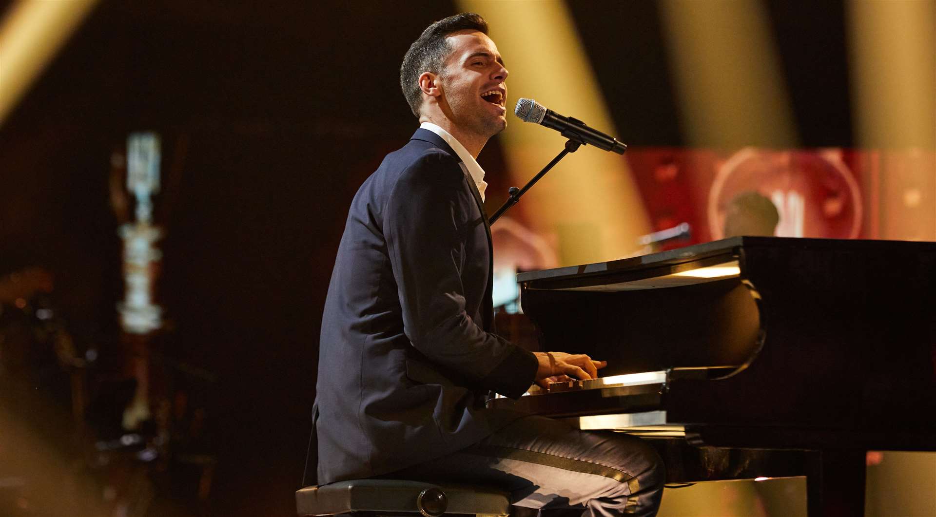 Andrew has been inspired to produce a show this summer. Picture: ITVs The Voice UK
