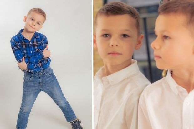 Maximus, left, and Alexander, right, were found dead at home with their mother Nadja De Jager at a property in Belvedere. Picture: Met Police