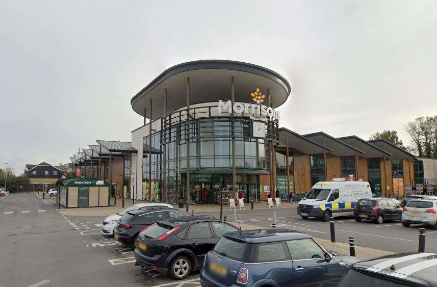 Morrison's in Sittingbourne where Rhys works. Picture: Google Street View (62441091)