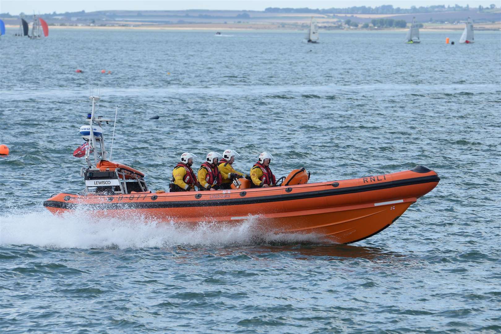 Lewisco, the Whitstable Atlantic 85 Lifeboat. Picture: RNLI Whitstable