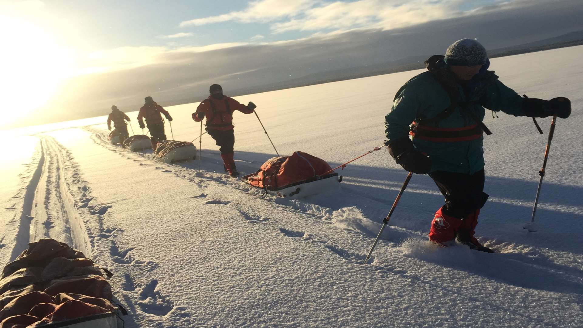 The Spear17 team training in Norway
