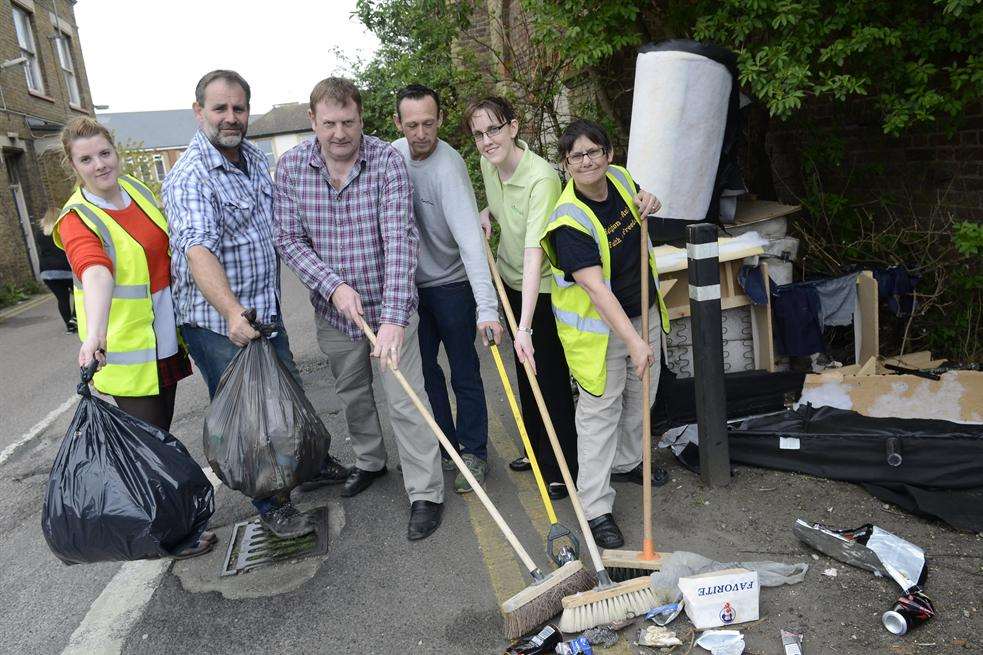 Sam Williams,Matt Brown, Andrew Deeley, Daniel Hogburn and Jess McMahon will be amongst those joining Sharon Rickwood in her big clean up of Sheerness on April 26th