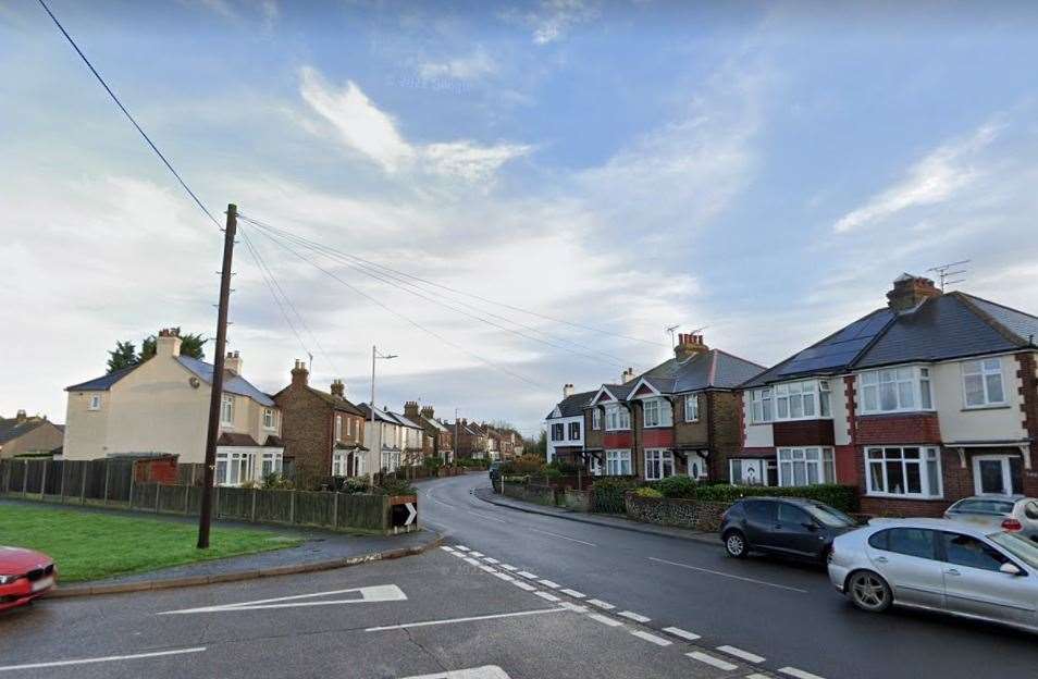 A man has been airlifted to hospital from an unknown address in Beacon Road, Broadstairs. Stock picture: Google Street View