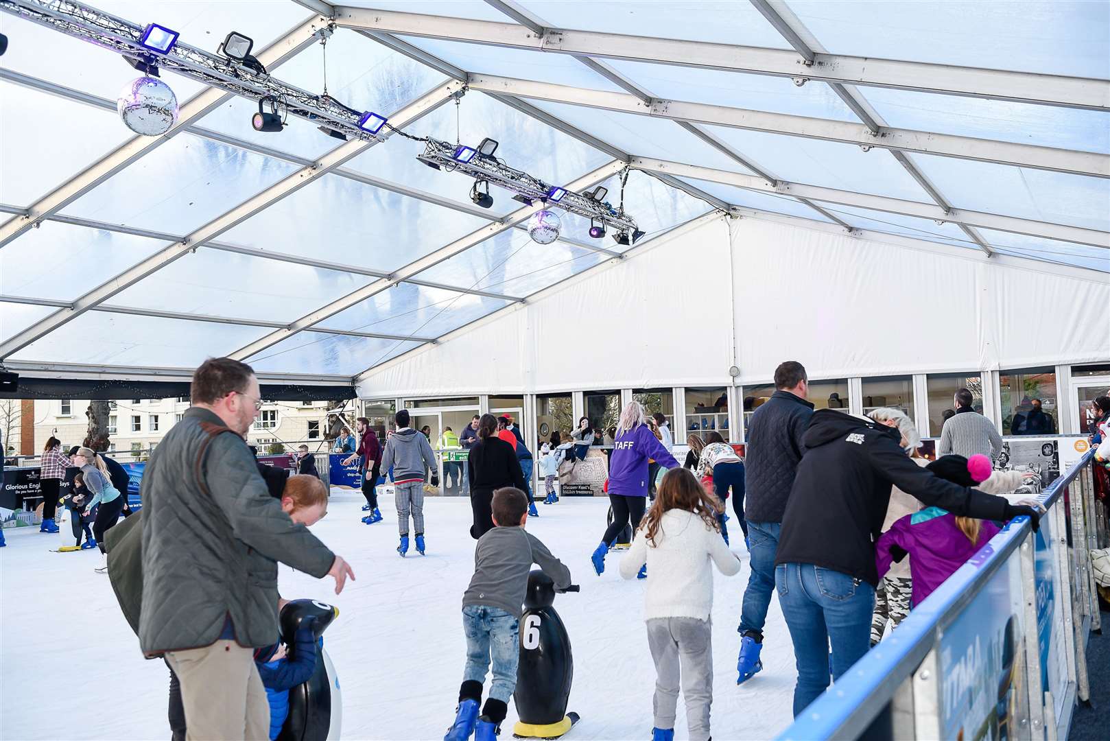 The ice rink which is usually set up in Dane John Gardens has been cancelled this year