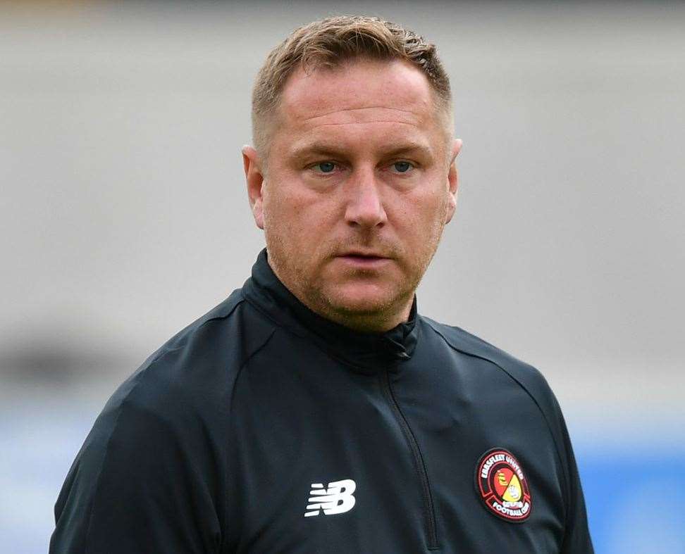 Ebbsfleet boss Dennis Kutrieb wants his players to stay for the right reasons. Picture: Keith Gillard