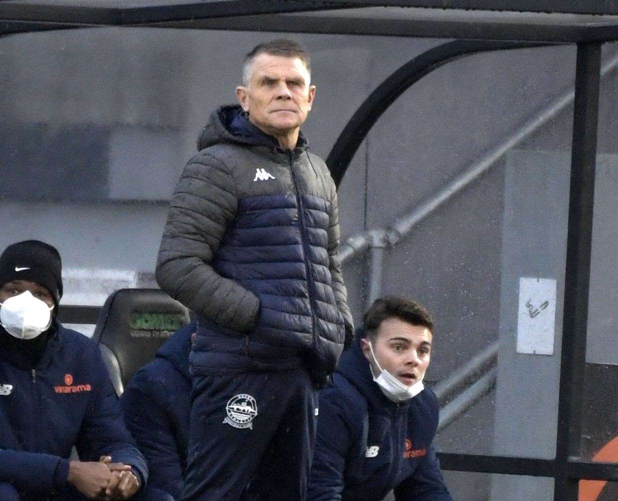 Dover manager Andy Hessenthaler. Picture: Barry Goodwin