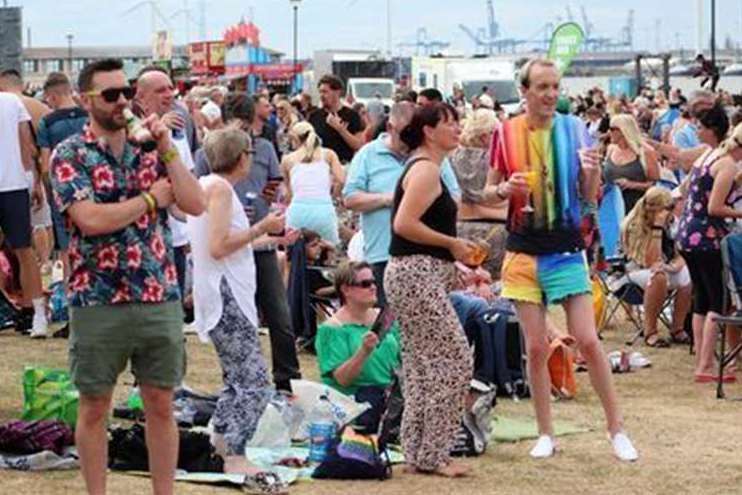 Crowds returned to the festival for the first time since the pandemic last year. Picture: Rachel Evans