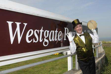 Local entertainer Gordon Clarkson pictured outside the Westgate Pavilion