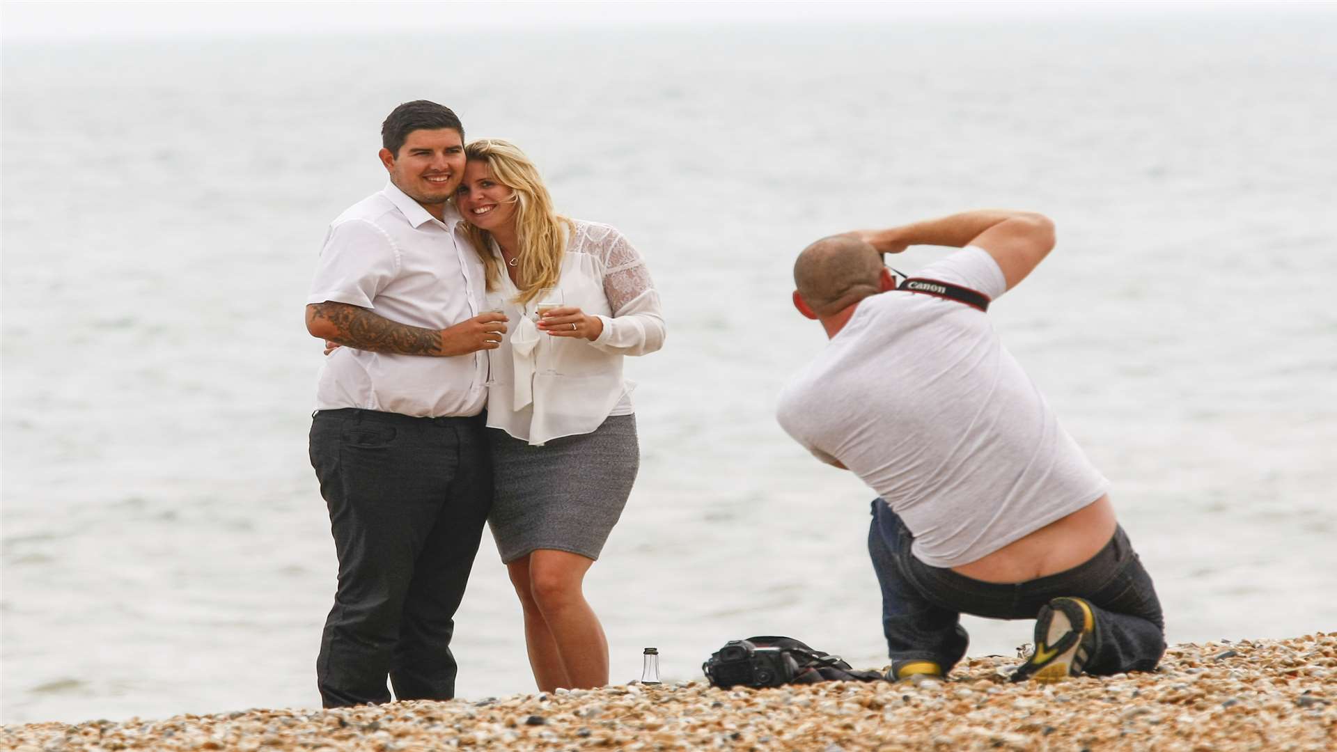 The Mercury caught the moment Kerry Stamp said yes to Dan Reid's proposal, thanks to Airads UK