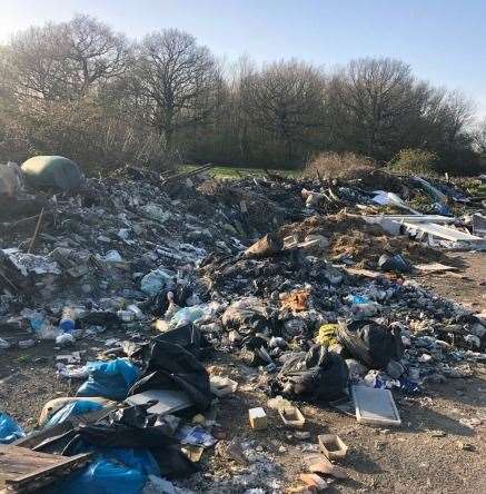 Flytipping concerns have also been raised with the council at the entrance and along the access road to Barnfield Park, near New Ash Green