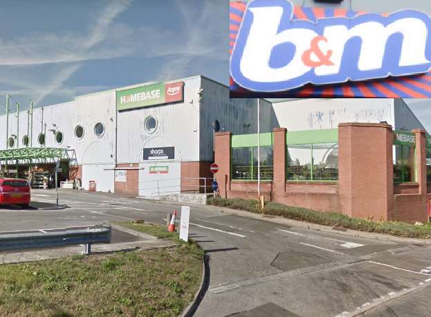 B&M will replace Homebase in Folkestone when it leaves the premises in July. Picture: Google